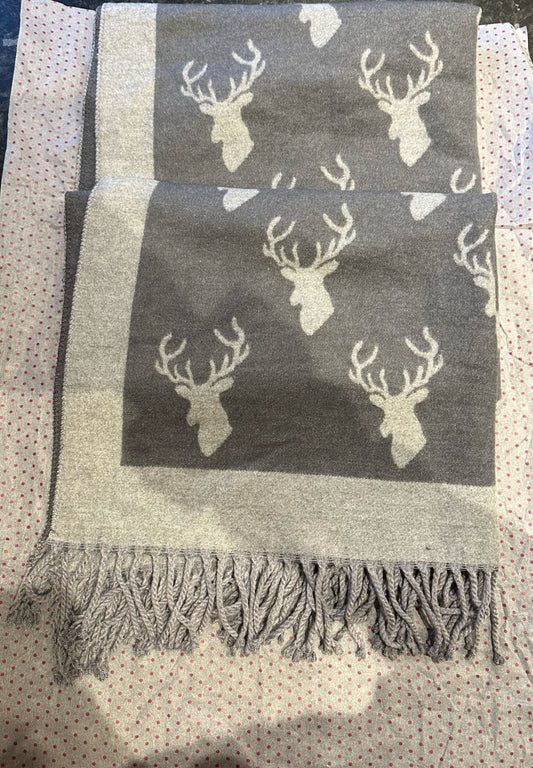 Beautiful deer print scarf